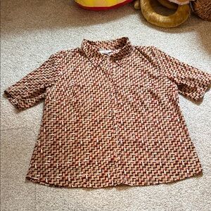 Geometric Short Sleeve Shirt